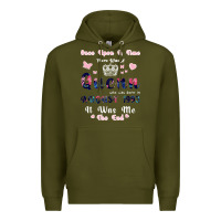 Army Green Once Upon A Time There Was A Queen Who Was Born I Premium Hoodie - Bettercallsaul