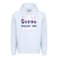 White Once Upon A Time There Was A Queen Who Was Born I Premium Hoodie - Bettercallsaul