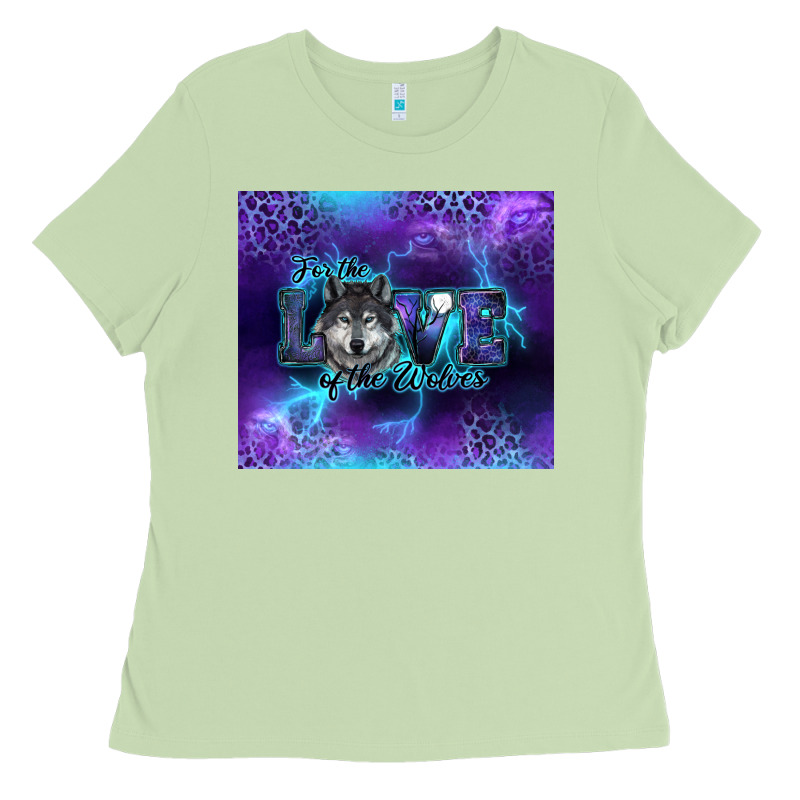 For The Love Of The Wolves Ladies Tee by RanaPortraitStore | Teevron
