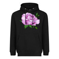Black Life's Little Pleasures Rose Heavyweight Hoodie - LillyAllenDesigns