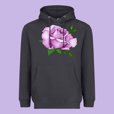 Life's Little Pleasures Rose Heavyweight Hoodie Designed By Lillyallendesigns