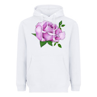 White Life's Little Pleasures Rose Heavyweight Hoodie - LillyAllenDesigns