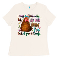 Bone i may look calm but in my head ive pecked you 3 ti Ladies Tee - JahusDesignShop