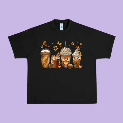 Melanin Afro Coffee Cups Urban Heavy Tee Designed By Jasminsmagicworld