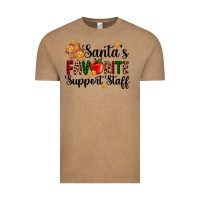 Vintage Coffee santa's favorite  sport staff Vintage Tee - AdoDesignShop