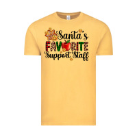 Vintage Mustard santa's favorite  sport staff Vintage Tee - AdoDesignShop
