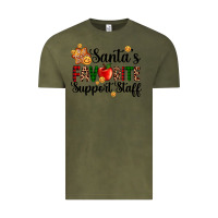 Vintage Olive santa's favorite  sport staff Vintage Tee - AdoDesignShop