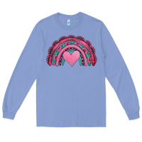 Colony Blue valentines day pink gemstones rainbow Long Sleeve Tee - Jasminsmagicworld