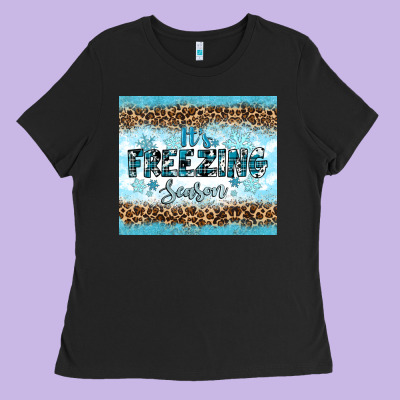 Ladies Tee its freezing