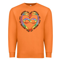 Carrot autism heart Premium Sweatshirt - Artiststas