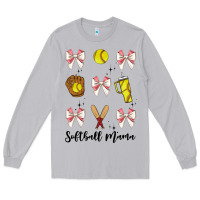 Moon Dust softball coquette bow Long Sleeve Tee - JahusDesignShop