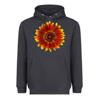 Smoke Little Becka Sunflower Heavyweight Hoodie - LillyAllenDesigns
