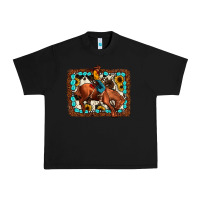Black rodeo cowboy Urban Heavy Tee - JahusDesignShop