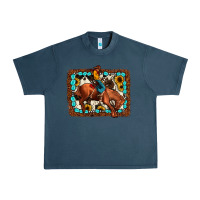 Midnight Navy rodeo cowboy Urban Heavy Tee - JahusDesignShop