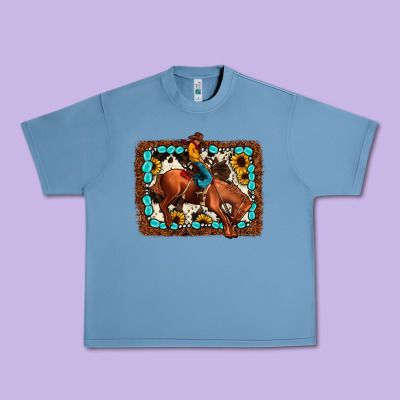 Rodeo Cowboy Urban Heavy Tee Designed By Jahusdesignshop