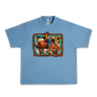 Pebble Blue rodeo cowboy Urban Heavy Tee - JahusDesignShop