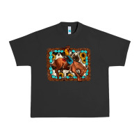 Pigment Black rodeo cowboy Urban Heavy Tee - JahusDesignShop