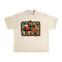 Sandshell rodeo cowboy Urban Heavy Tee - JahusDesignShop