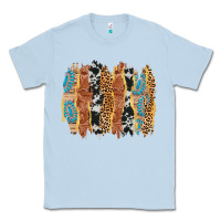 Dusty Blue western brushstrokes Classic Tee - AdoDesignShop