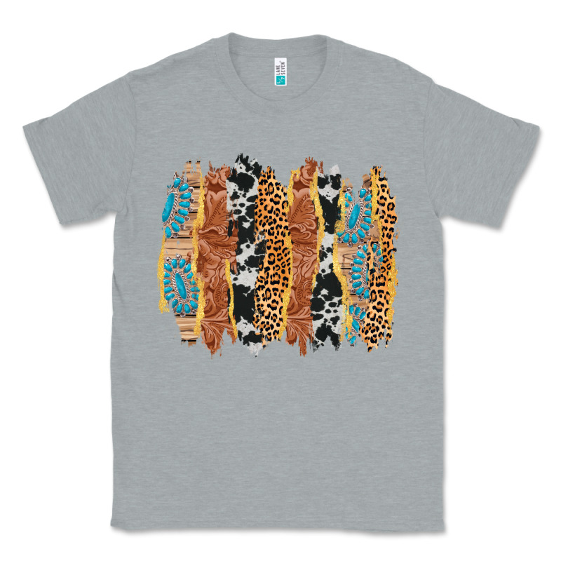 Western Brushstrokes Classic Tee by AdoDesignShop | Teevron