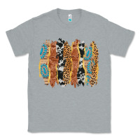 Heather Grey western brushstrokes Classic Tee - AdoDesignShop