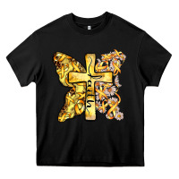 Black faith child cancer cross Heavy Core Tee - Zillion Design Studio