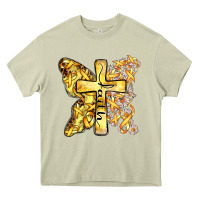 Mossy faith child cancer cross Heavy Core Tee - Zillion Design Studio