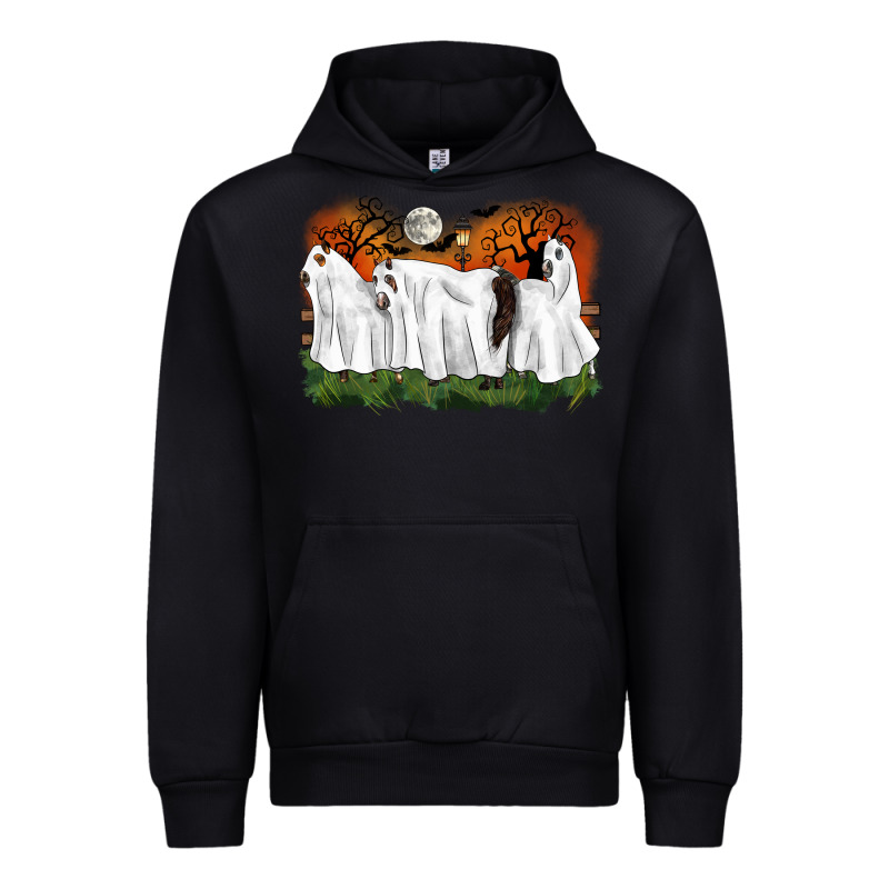 Ghost Horses Halloween Urban Hoodie by CowGirlArtShop | Teevron