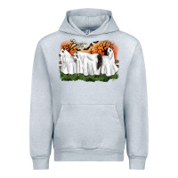 Heather Grey ghost horses halloween Urban Hoodie - CowGirlArtShop