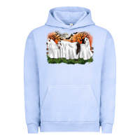Pigment Grape Ice ghost horses halloween Urban Hoodie - CowGirlArtShop