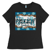 Black it's freezin season Ladies Tee - RanaPortraitStore