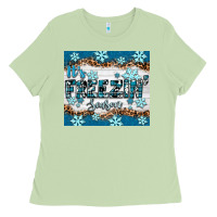 Matcha it's freezin season Ladies Tee - RanaPortraitStore