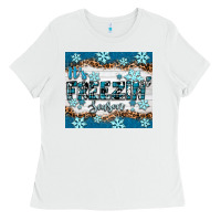 White it's freezin season Ladies Tee - RanaPortraitStore