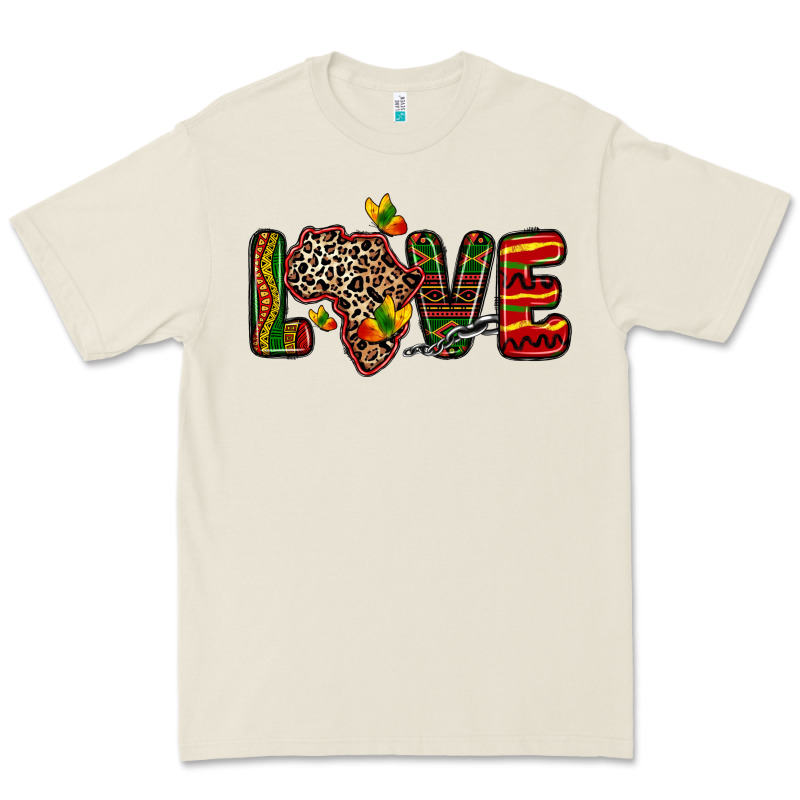 Love Africa Map Premium Tee by Zillion Design Studio | Teevron