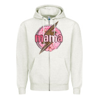 Mama Lightning Bolt Valentine S Day Zipper Hoodie | Teevron