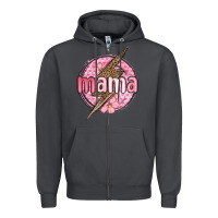 Smoke mama lightning bolt valentine s day Zipper Hoodie - MaliasSmallBusiness