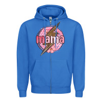 True Royal mama lightning bolt valentine s day Zipper Hoodie - MaliasSmallBusiness