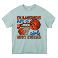 Arona diamonds are a girls best friend basketball Heavy Core Tee - texasbilliewilder