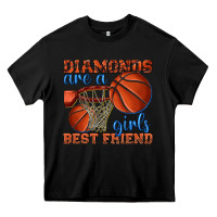 Black diamonds are a girls best friend basketball Heavy Core Tee - texasbilliewilder