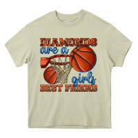Mossy diamonds are a girls best friend basketball Heavy Core Tee - texasbilliewilder
