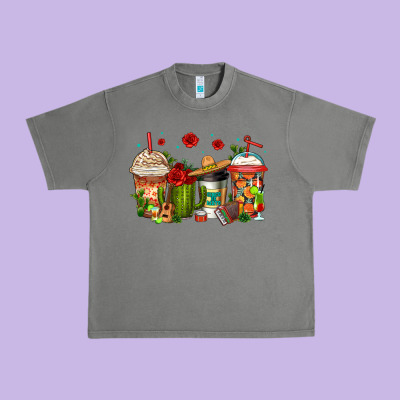 Cinco De Mayo Coffee Cups Urban Heavy Tee Designed By Jasminsmagicworld