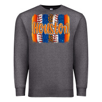 Charcoal Heather houston baseball team spirit brushstrokes Premium Sweatshirt - Artiststas