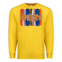 Lemon houston baseball team spirit brushstrokes Premium Sweatshirt - Artiststas