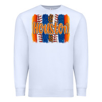 White houston baseball team spirit brushstrokes Premium Sweatshirt - Artiststas