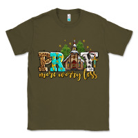 Army Green pray more worry less with church Classic Tee - AdoDesignShop