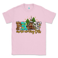 Bubblegum Pink pray more worry less with church Classic Tee - AdoDesignShop