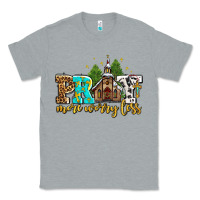 Heather Grey pray more worry less with church Classic Tee - AdoDesignShop