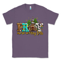 Lavender pray more worry less with church Classic Tee - AdoDesignShop