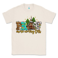 Natural pray more worry less with church Classic Tee - AdoDesignShop