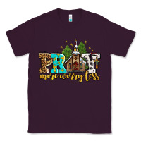 Plum pray more worry less with church Classic Tee - AdoDesignShop